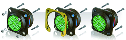 Square flange screw fixing Square flange screw fixing